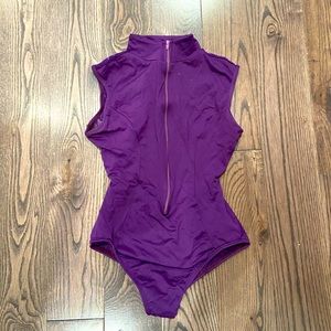 Beautiful purple dance leotard